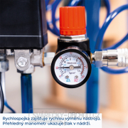 Scheppach HC 26 olejový kompresor 8 bar se vzdušníkem 24 l Náhled