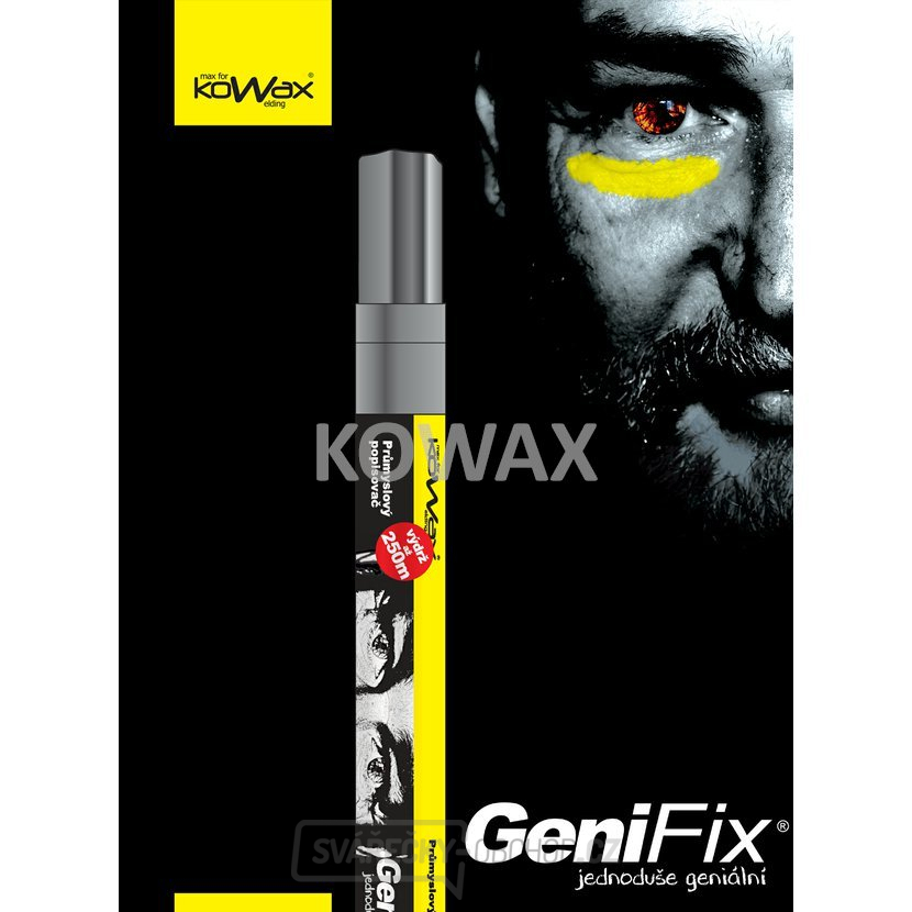 Průmyslový popisovač GeniFix - Stříbrný po 1ks