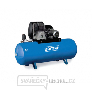Stacionární pístový kompresor BAMAX BX60G/270FT7,5 + Servisní sada ZDARMA (1L oleje a vzduchový filtr)