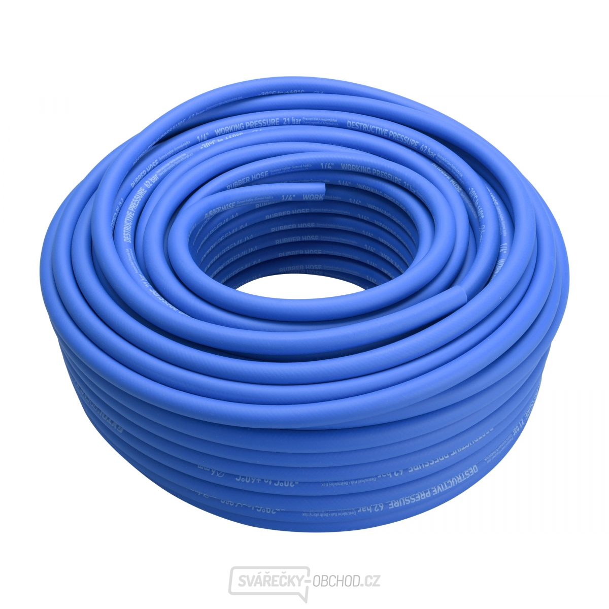 Hadice vzduchová, guma, 1/4" (6/12mm), 50m