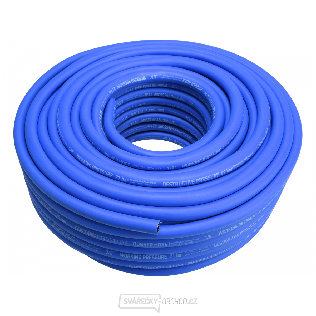 Hadice vzduchová, guma, 3/8" (9/15mm), 50m