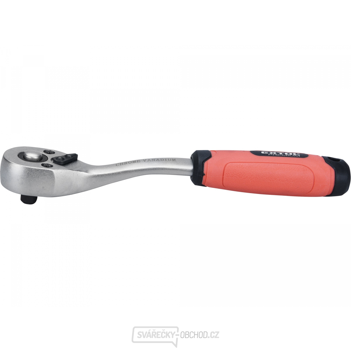 Ráčna tvarovaná, 45 zubů, 1/4", L 153mm, Crv