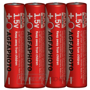 AgfaPhoto zinková baterie AAA, shrink 4ks AgfaPhoto zinková baterie AAA, shrink 4ks gallery main image