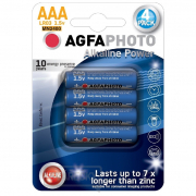AgfaPhoto Power alkalická baterie LR03/AAA, blistr 4ks gallery main image