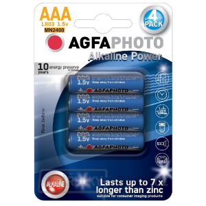 AgfaPhoto Power alkalická baterie LR03/AAA, blistr 4ks AgfaPhoto Power alkalická baterie LR03/AAA, blistr 4ks gallery main image