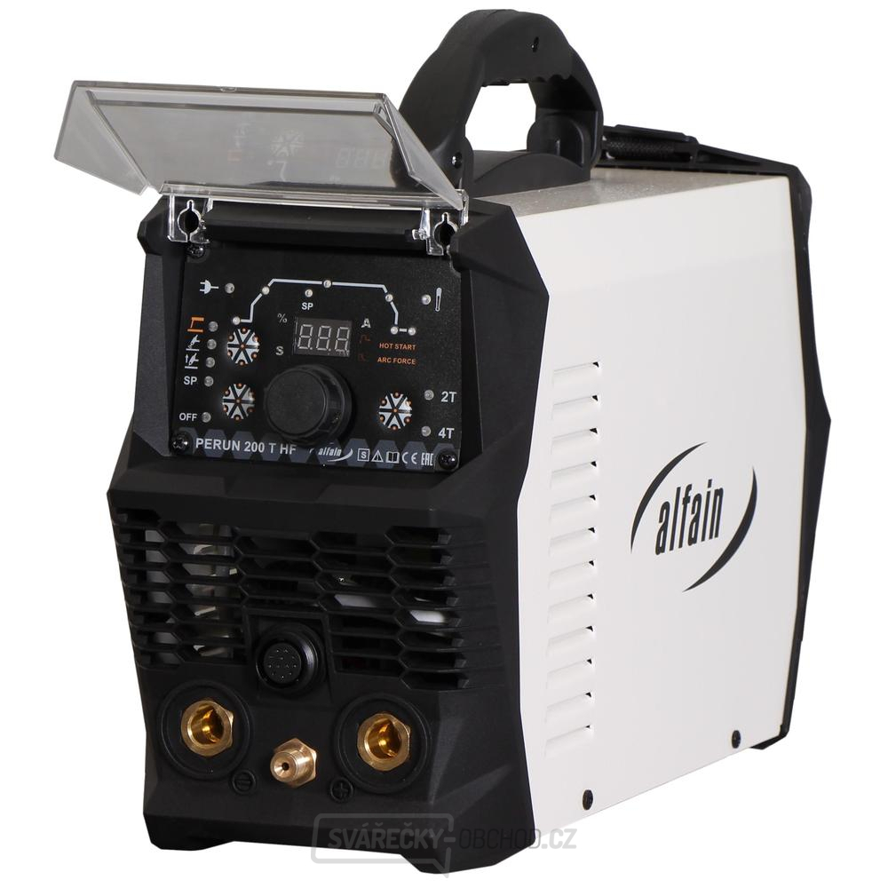 PERUN 200 T HF+ Hořák ARC 4M + Plyn. hadička + Zemnící kabel + rukavice