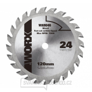 WA5046 - Kotouč na dřevo 120x9,5 pro WU427, Worxsaw XL WA5046 - Kotouč na dřevo 120x9,5 pro WU427, Worxsaw XL gallery main image