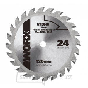 WA5046 - Kotouč na dřevo 120x9,5 pro WU427, Worxsaw XL