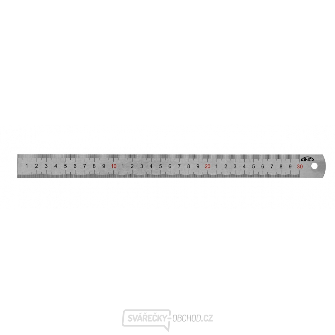 Měřítko ocelové tenké KINEX 1000mm
