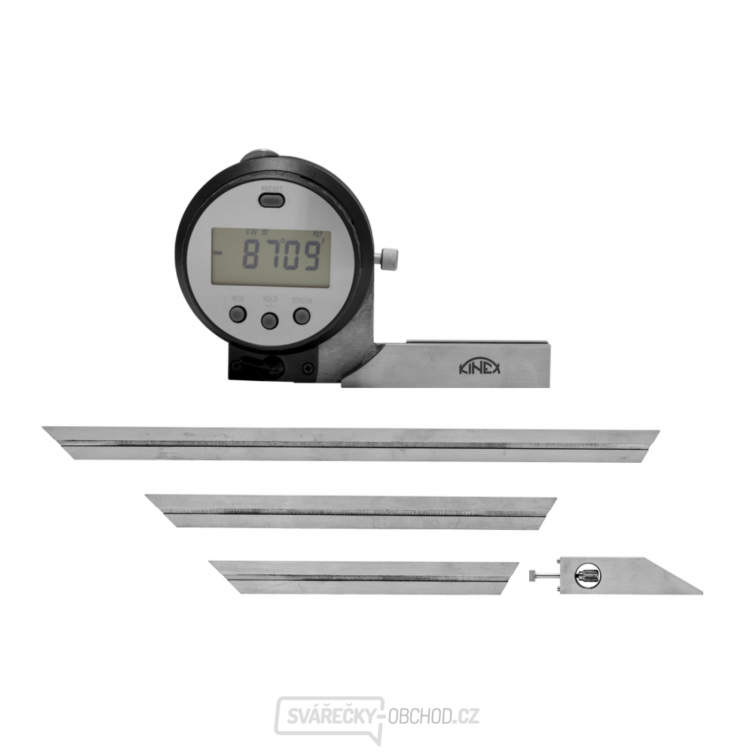 Úhloměr digitální 0-360° KINEX 