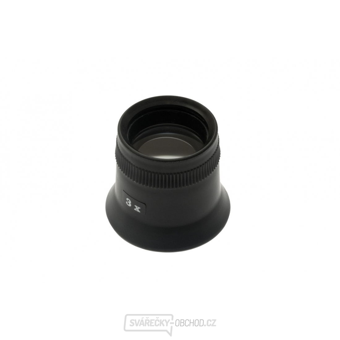 Hodinářská lupa s plastovou čočkou, zvětšení 3x, 24 mm
