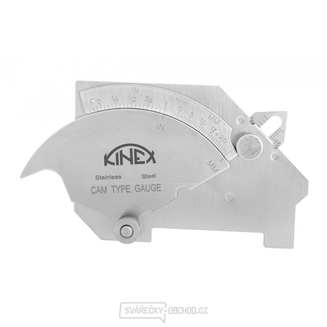 Měrka na svary - CAMBRIDGE, INOX