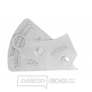 Měrka na svary - 3 stupnice, INOX Měrka na svary - 3 stupnice, INOX gallery main image