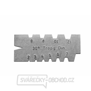 Šablona pro závity - Trapéz 2-12mm, 30° KINEX Šablona pro závity - Trapéz 2-12mm, 30° KINEX gallery main image