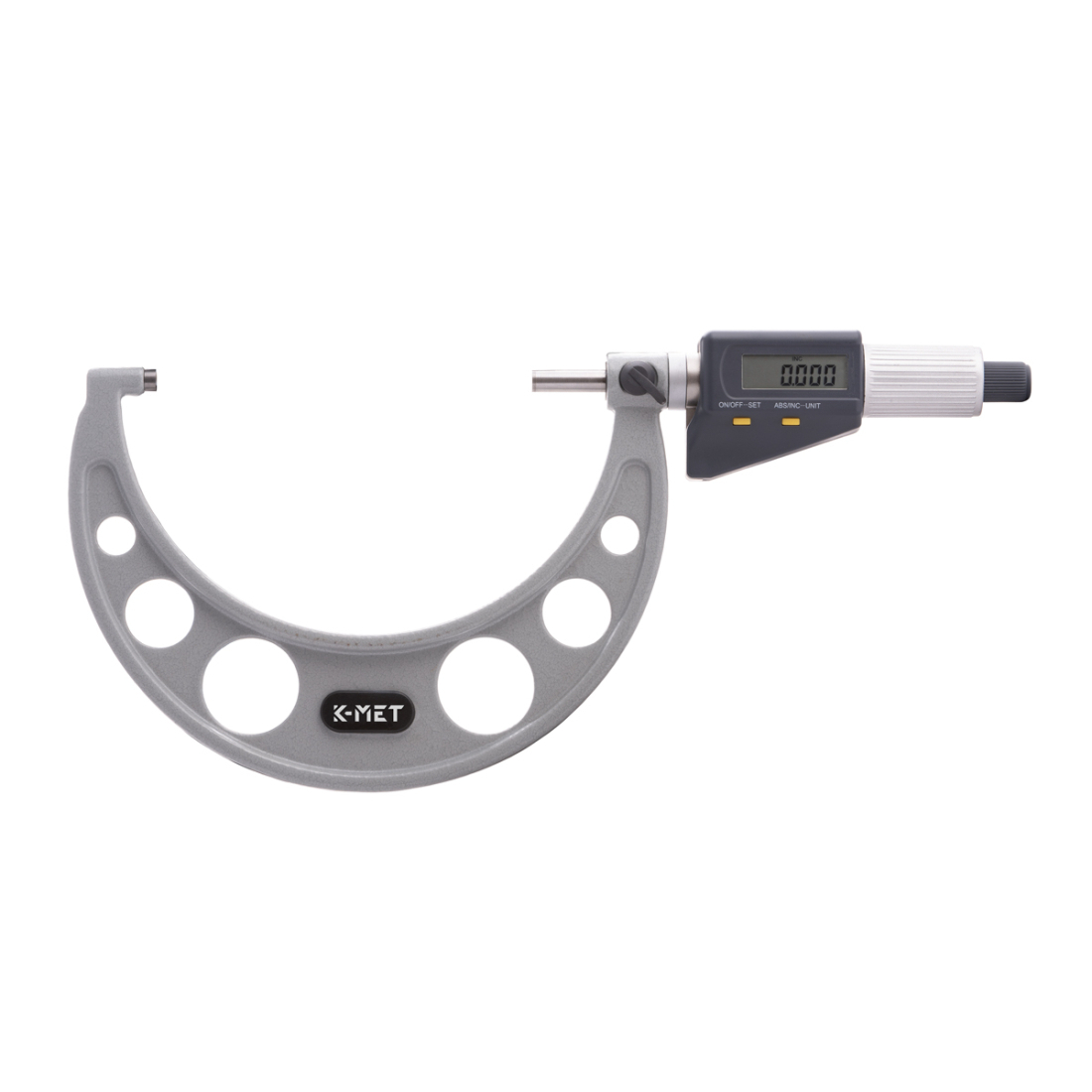 Levně Digitální mikrometr třmenový KINEX 100-125 mm, 0,001mm, DIN 863, IP 65 7031-02-125
