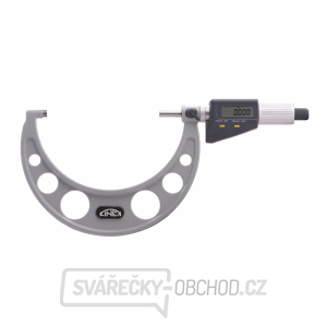 Digitální mikrometr třmenový KINEX 125-150 mm, 0,001mm, DIN 863, IP 65 Digitální mikrometr třmenový KINEX 125-150 mm, 0,001mm, DIN 863, IP 65 gallery main image