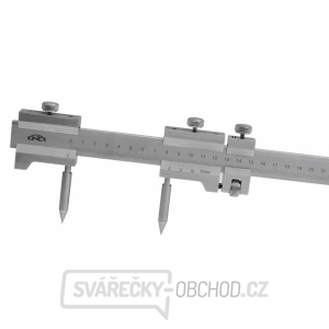 Kružidlo ploché s mm dělením a jemným stavěním KINEX 1000/0,1mm, DIN 862 Kružidlo ploché s mm dělením a jemným stavěním KINEX 1000/0,1mm, DIN 862 gallery main image