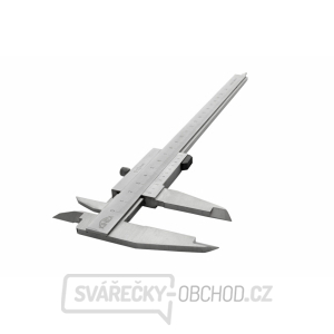 Posuvné měřítko s hloubkoměrem KINEX 200 mm, 0,02 mm, aretace šroubkem, paralelní vedení, monoblok, TOP QUALITY, DIN 862 Posuvné měřítko s hloubkoměrem KINEX 200 mm, 0,02 mm, aretace šroubkem, paralelní vedení, monoblok, TOP QUALITY, DIN 862