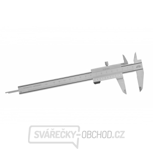 Posuvné měřítko KINEX 150 mm, 0,02 mm, 40 mm, paralelní vedení - PRO LEVÁKY, DIN 862 Posuvné měřítko KINEX 150 mm, 0,02 mm, 40 mm, paralelní vedení - PRO LEVÁKY, DIN 862 gallery main image