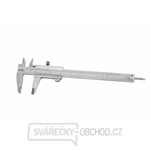 Posuvné měřítko KINEX 150 mm, 0,02 mm, aretace šroubkem, mm+inch, ČSN 25 1238, DIN 862 Posuvné měřítko KINEX 150 mm, 0,02 mm, aretace šroubkem, mm+inch, ČSN 25 1238, DIN 862 gallery main image
