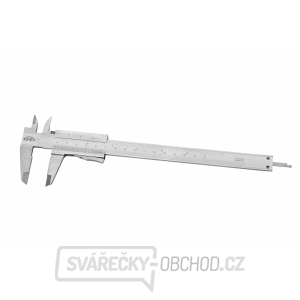 Posuvné měřítko KINEX 160 mm, 0,05 mm, aretace tlačítkem, mm+inch, monoblok, ČSN 25 1238, DIN 862 Posuvné měřítko KINEX 160 mm, 0,05 mm, aretace tlačítkem, mm+inch, monoblok, ČSN 25 1238, DIN 862 gallery main image