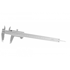 Posuvné měřítko KINEX 160 mm, 0,02 mm, aretace šroubkem, mm+inch, monoblok, ČSN 25 1238, DIN 862 gallery main image