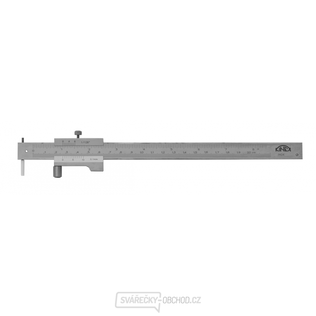 Posuvné měřítko rýsovací KINEX 200/40 mm - včetně náhradního hrotu