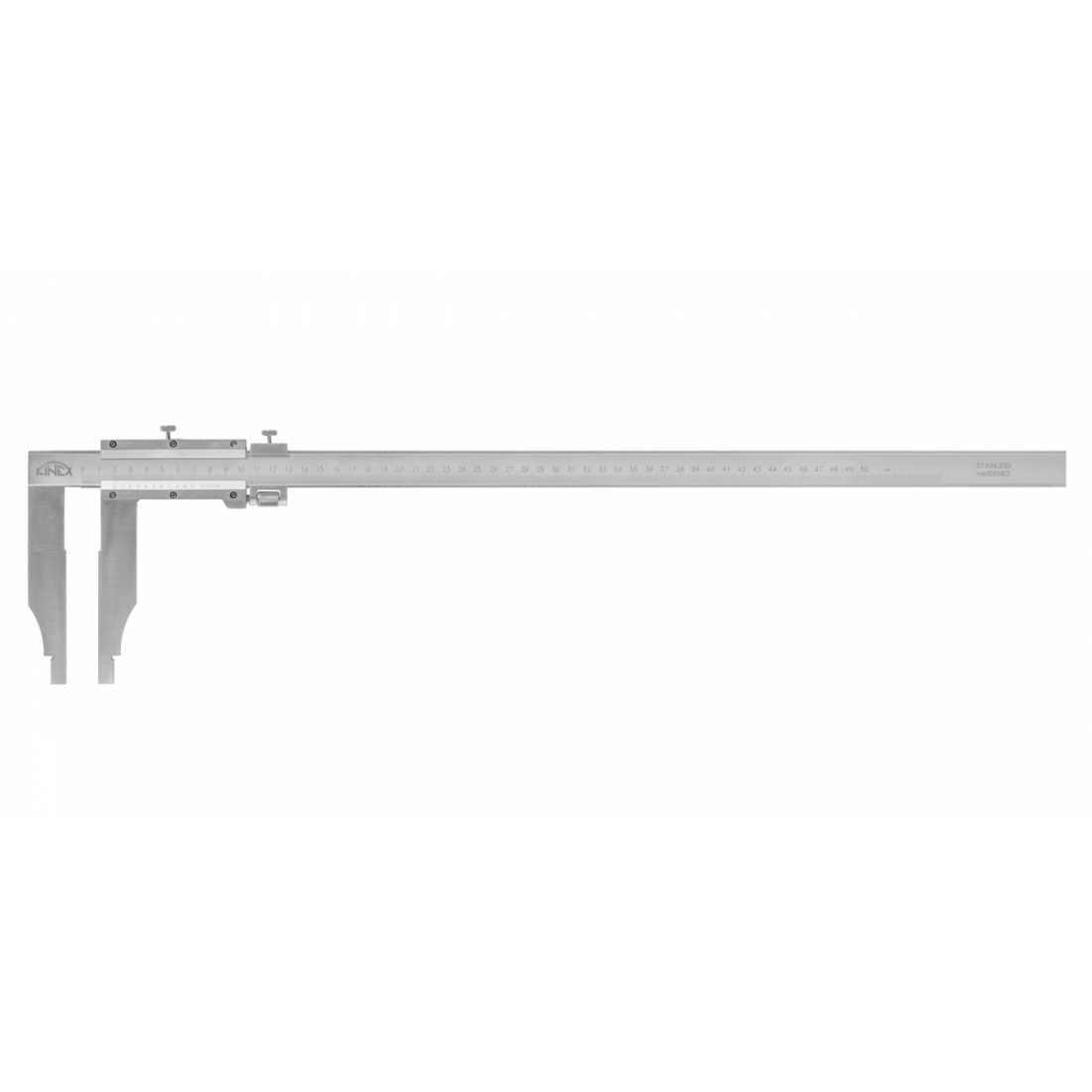 Posuvné měřítko s jemným stavěním KINEX 600 mm, 125 mm, 0,02 mm, ČSN 25 1231 6015-12-125