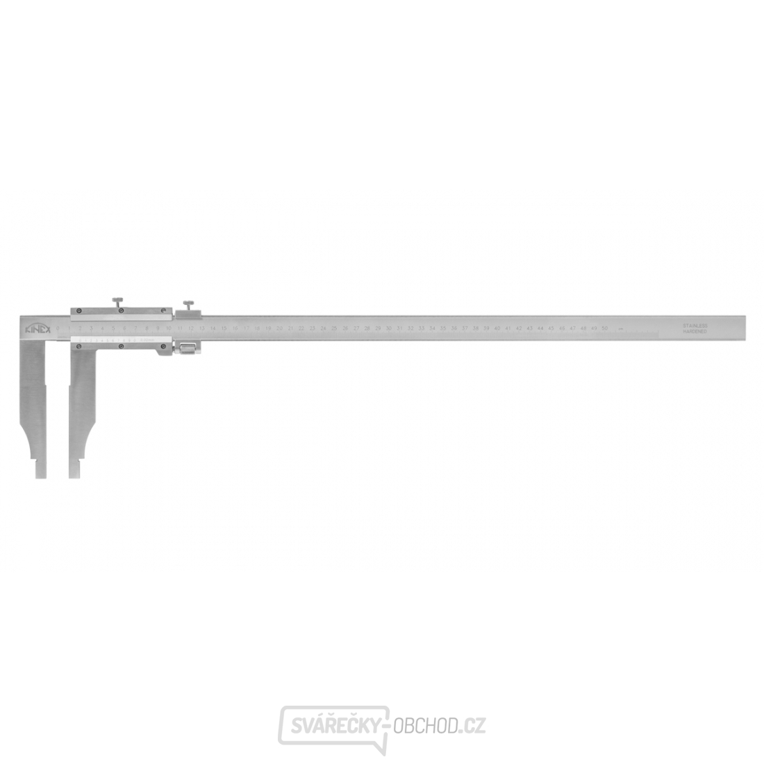 Posuvné měřítko s jemným stavěním KINEX 600 mm, 125 mm, 0,02 mm, ČSN 25 1231
