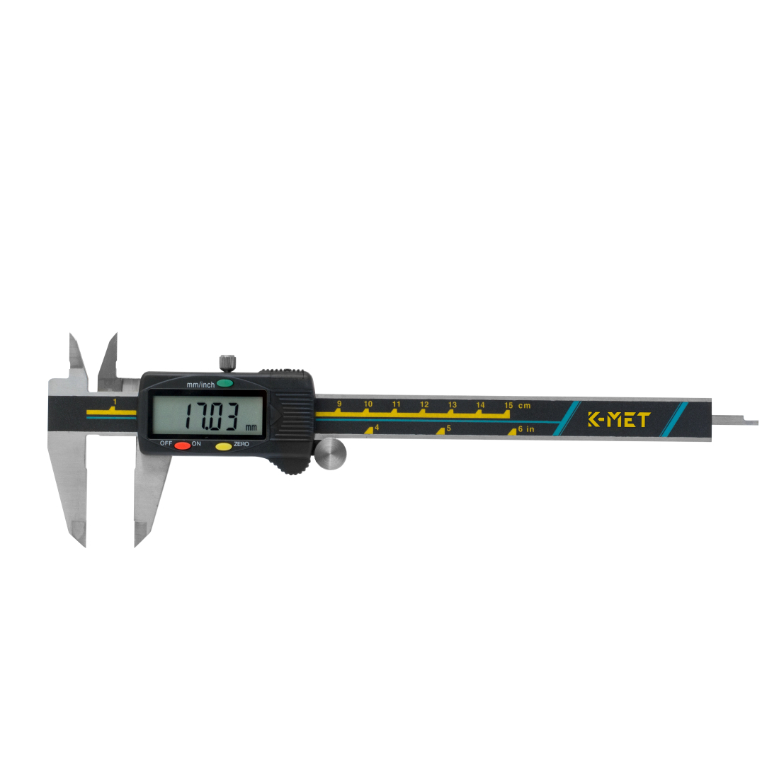 Levně Digitální posuvné měřítko KINEX, 200 mm, DIN 862 6040-02-200