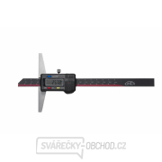 Hloubkoměr digitální bez nosu KINEX 200 mm, 0,01, DIN 862 Hloubkoměr digitální bez nosu KINEX 200 mm, 0,01, DIN 862 gallery main image