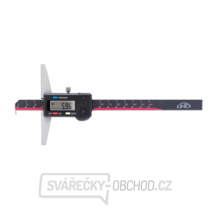 Hloubkoměr digitální s nosem KINEX 150 mm/0,01, DIN 862 Hloubkoměr digitální s nosem KINEX 150 mm/0,01, DIN 862 gallery main image