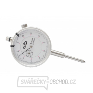 Úchylkoměr číselníkový KINEX 0-25 mm/60 mm/0,01 mm, ČSN EN ISO 463, ČSN 25 1811, ČSN 25 1816 Úchylkoměr číselníkový KINEX 0-25 mm/60 mm/0,01 mm, ČSN EN ISO 463, ČSN 25 1811, ČSN 25 1816 gallery main image