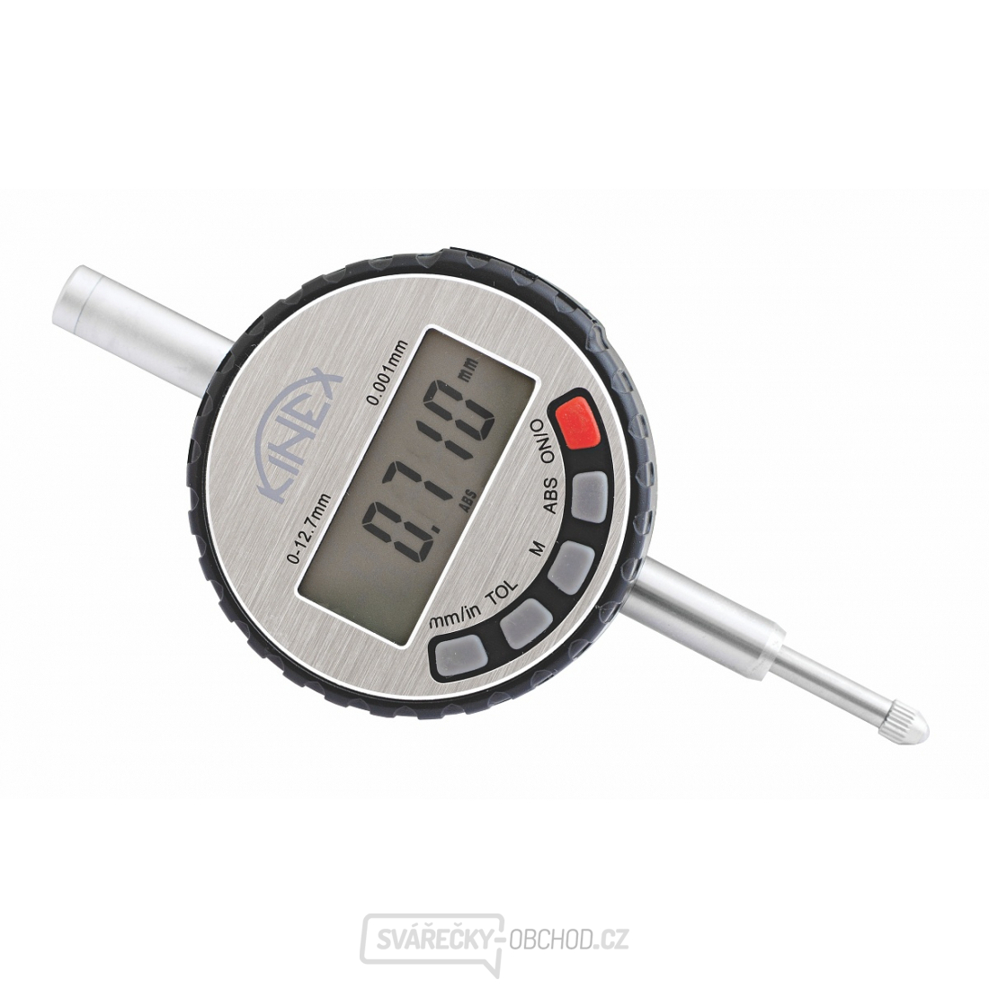 Úchylkoměr číselníkový digitální KINEX ABSOLUTE ZERO 0-12,7 mm/60 mm/0,001 mm, IP 54