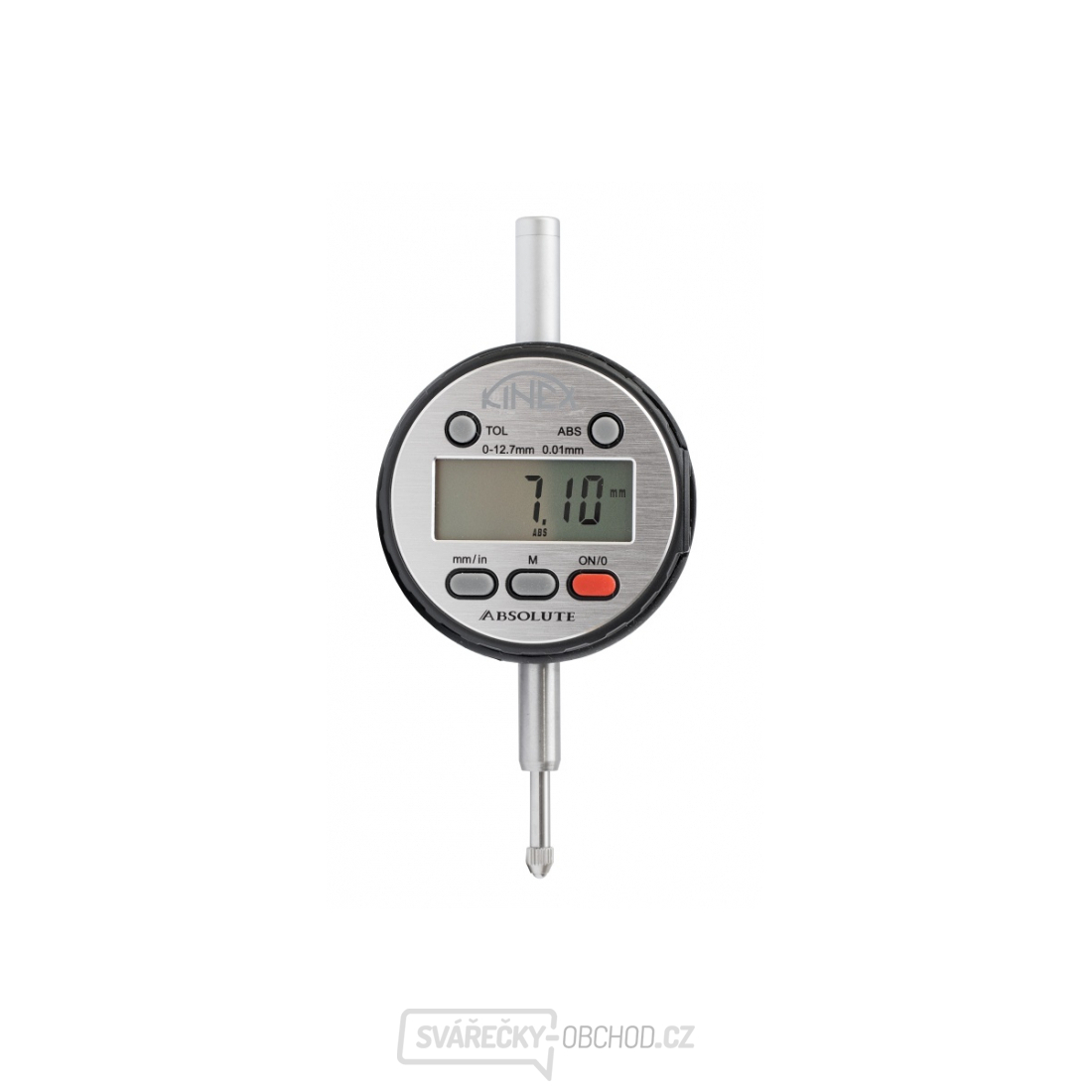 Úchylkoměr číselníkový digitální KINEX ABSOLUTE ZERO 0-12,7 mm/60 mm/0,01 mm, IP 54
