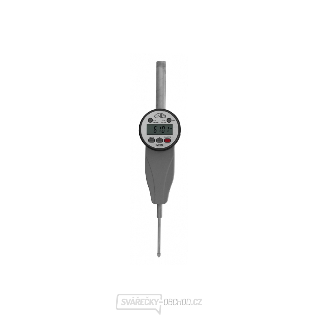Úchylkoměr číselníkový digitální KINEX ABSOLUTE ZERO 0-50 mm/60 mm/0,01 mm, IP54