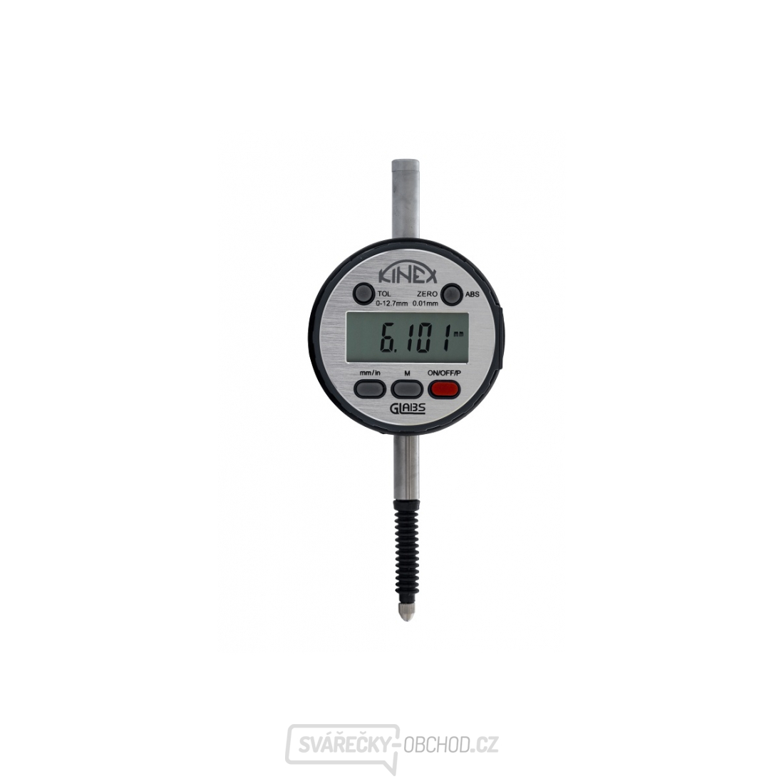 Úchylkoměr číselníkový digitální KINEX ABSOLUTE ZERO 0-12,7/60/0,01, IP65