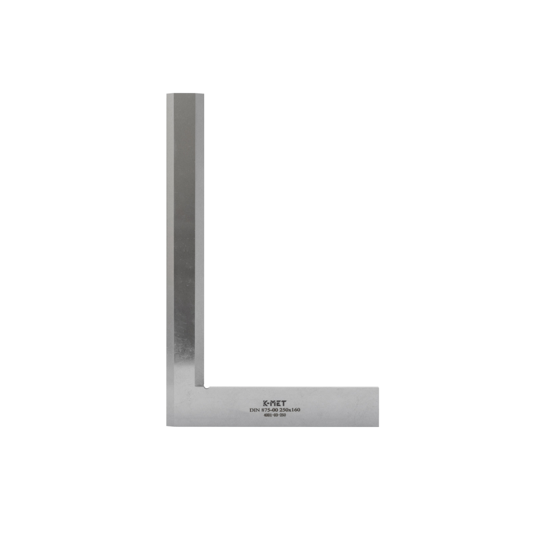 Levně Úhelník nožový (vlasový) KINEX - přesný kalený 150x100 mm, DIN 875 4001-03-150