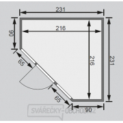 Finská sauna KARIBU FLORA 2 (52953) náhled