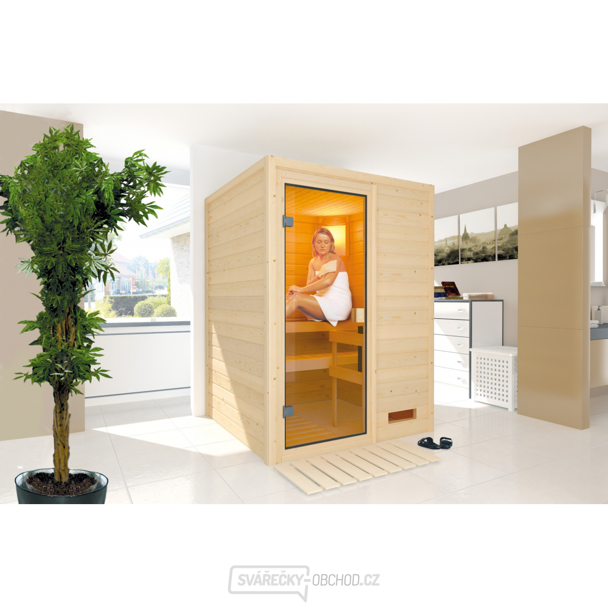 Finská sauna KARIBU SVENJA (53517)