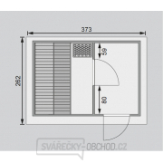Finská sauna KARIBU SKROLLAN 2 (86291) s předsíní náhled