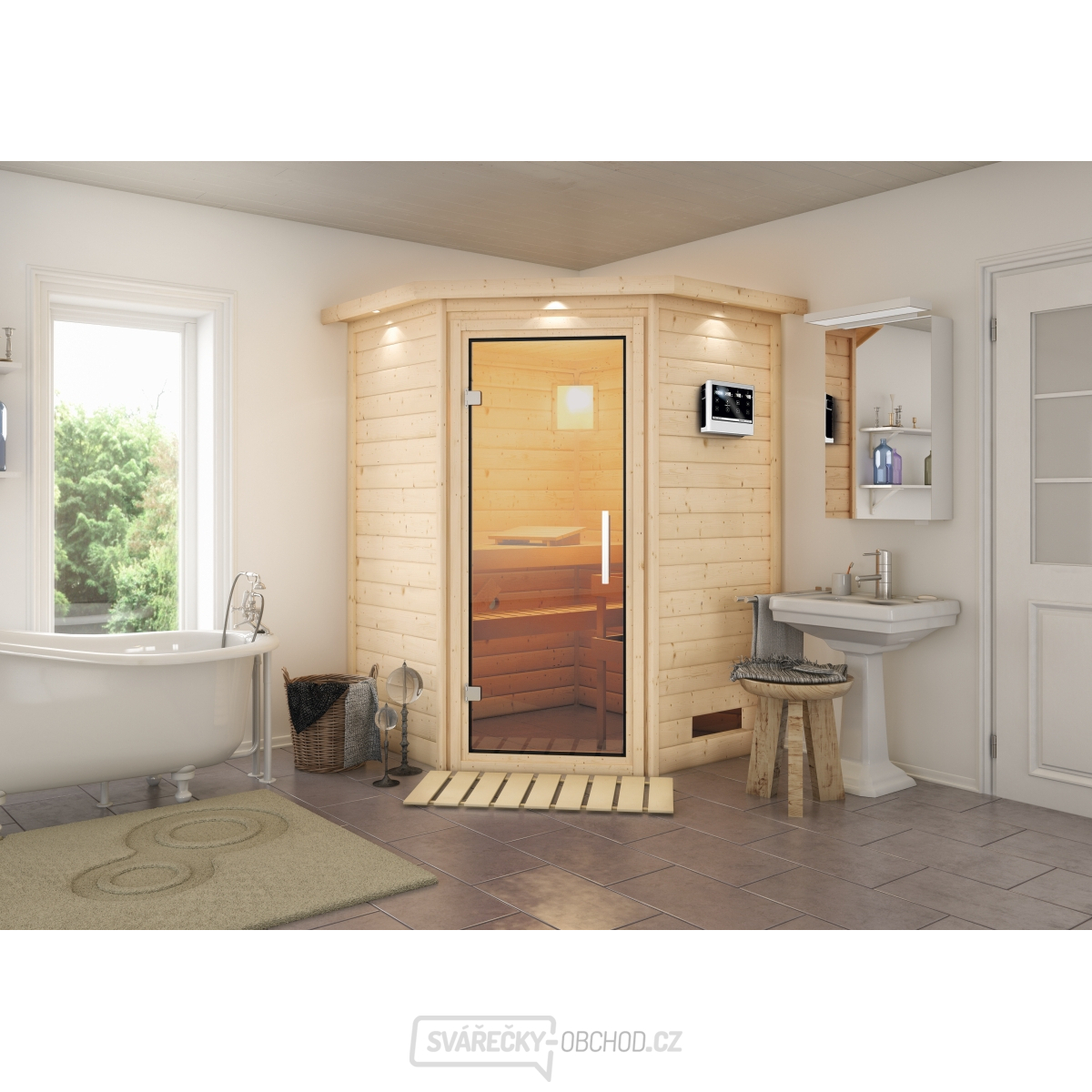 Finská sauna KARIBU FRANKA (59950)