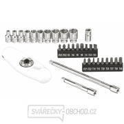 1/4 32dílná sada nářadí 4-13mm + pětifunkční ráčna 72 zubů (4CZ-146-32) gallery main image