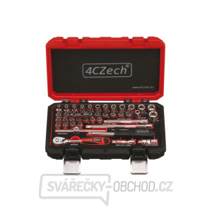 1/4 42dílná sada nářadí 4-14mm + ráčna 72 zubů (4CZ-146-42) gallery main image