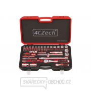 1/4 + 1/2 59dílná sada nářadí 4-32mm + 2 ráčny 72 zubů (4CZ-146-59-120) gallery main image