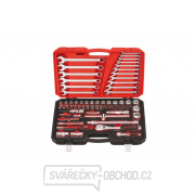 1/4 + 1/2 76dílná sada nářadí 4-32mm + 2 ráčny 72 zubů + klíče (4CZ-146-76-120) gallery main image