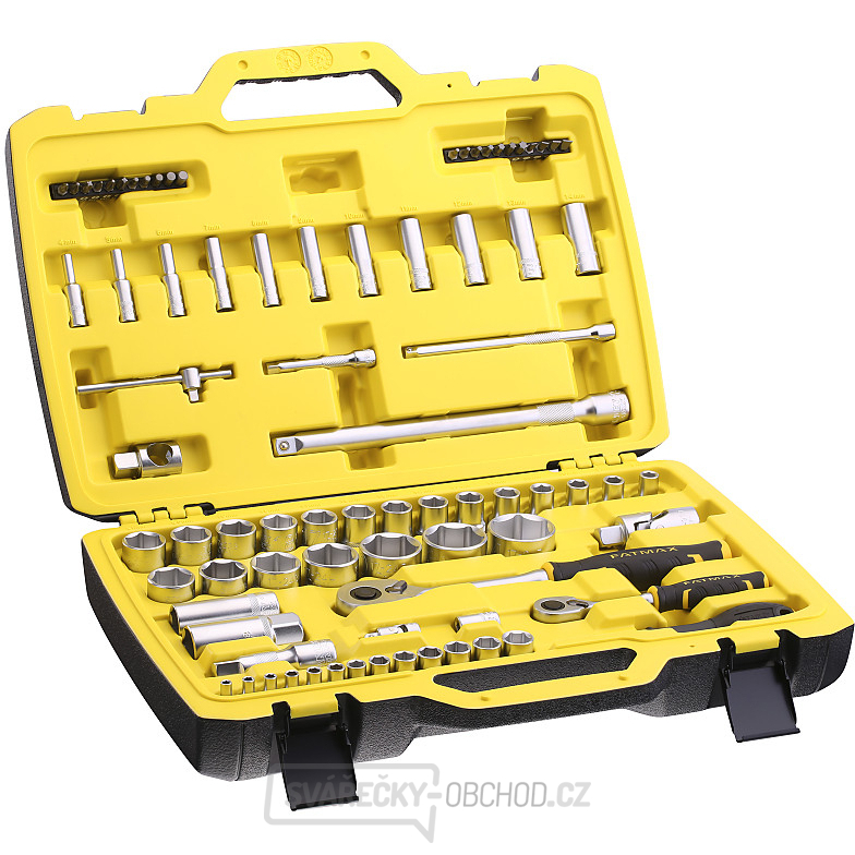 Gola sada Stanley FatMax 1/4" a 1/2" hlavic - 81 ks