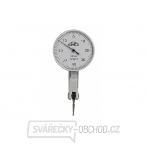 Úchylkoměr páčkový KINEX - horizontální (±0,8) 40/0,01mm, karbidový hrot Úchylkoměr páčkový KINEX - horizontální (±0,8) 40/0,01mm, karbidový hrot gallery main image