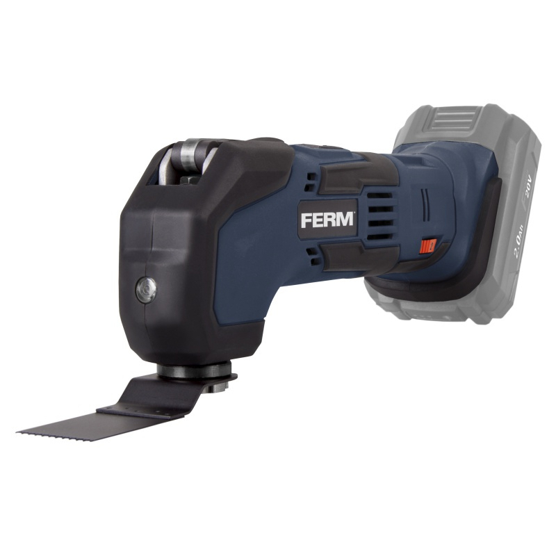 Ferm OTM1009 - Aku multioscilační bruska Li-Ion 20V, 3,2°- bez akumulátoru OTM1009