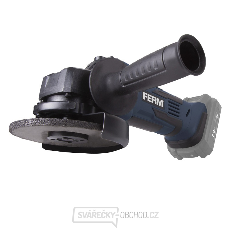 Aku úhlová bruska 115mm Ferm AGM1125 - Li-Ion 20V, bez akumulátoru